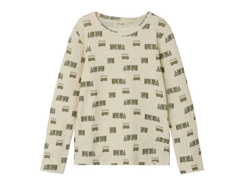 Lil Atelier turtledove togprint top